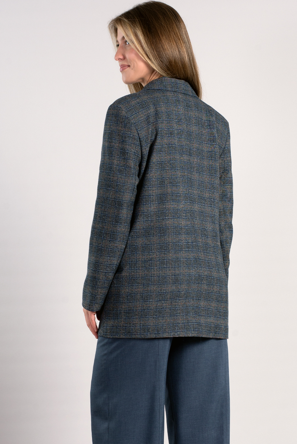 Жакет женский 4031АП, клетка #406Кла044031АП