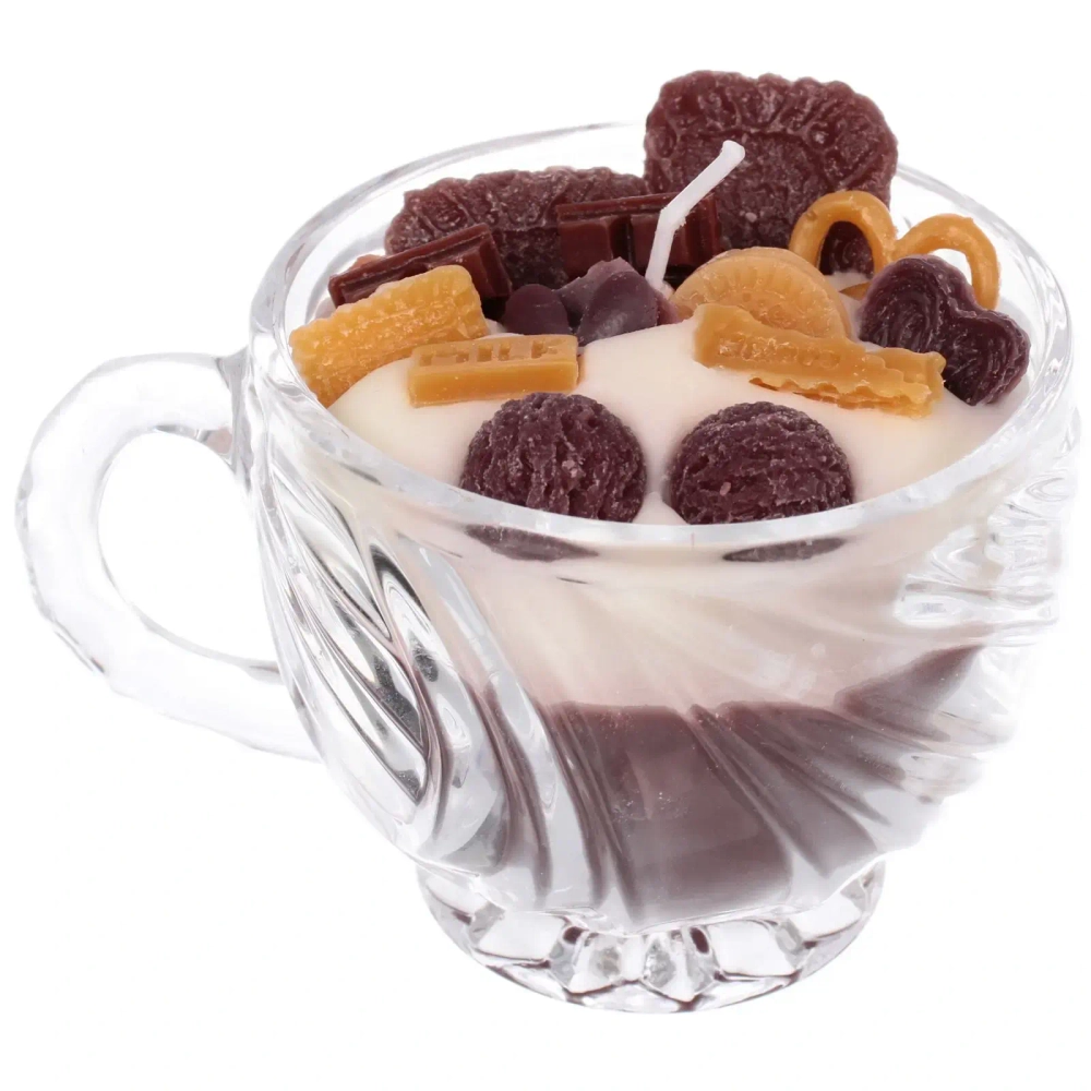 Свеча «Пряный кофе» 8,5*7 см (350 гр), (упаковка 9*9*11,5 см)