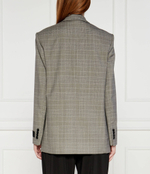 Хлопковый пиджак BOSS BLACK - серый(50523277)