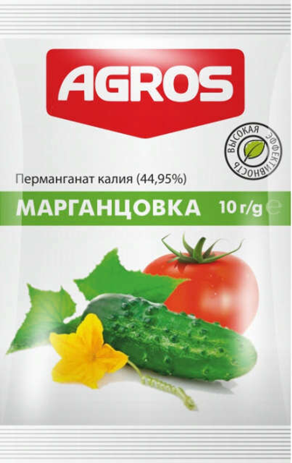 Калия перманганат 10гр AGROS