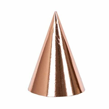 Колпачки блеск Розовое Золото, 6 штук