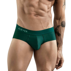 Мужские трусы брифы темно-зеленые Clever SAPPHIRE BRIEF 177617