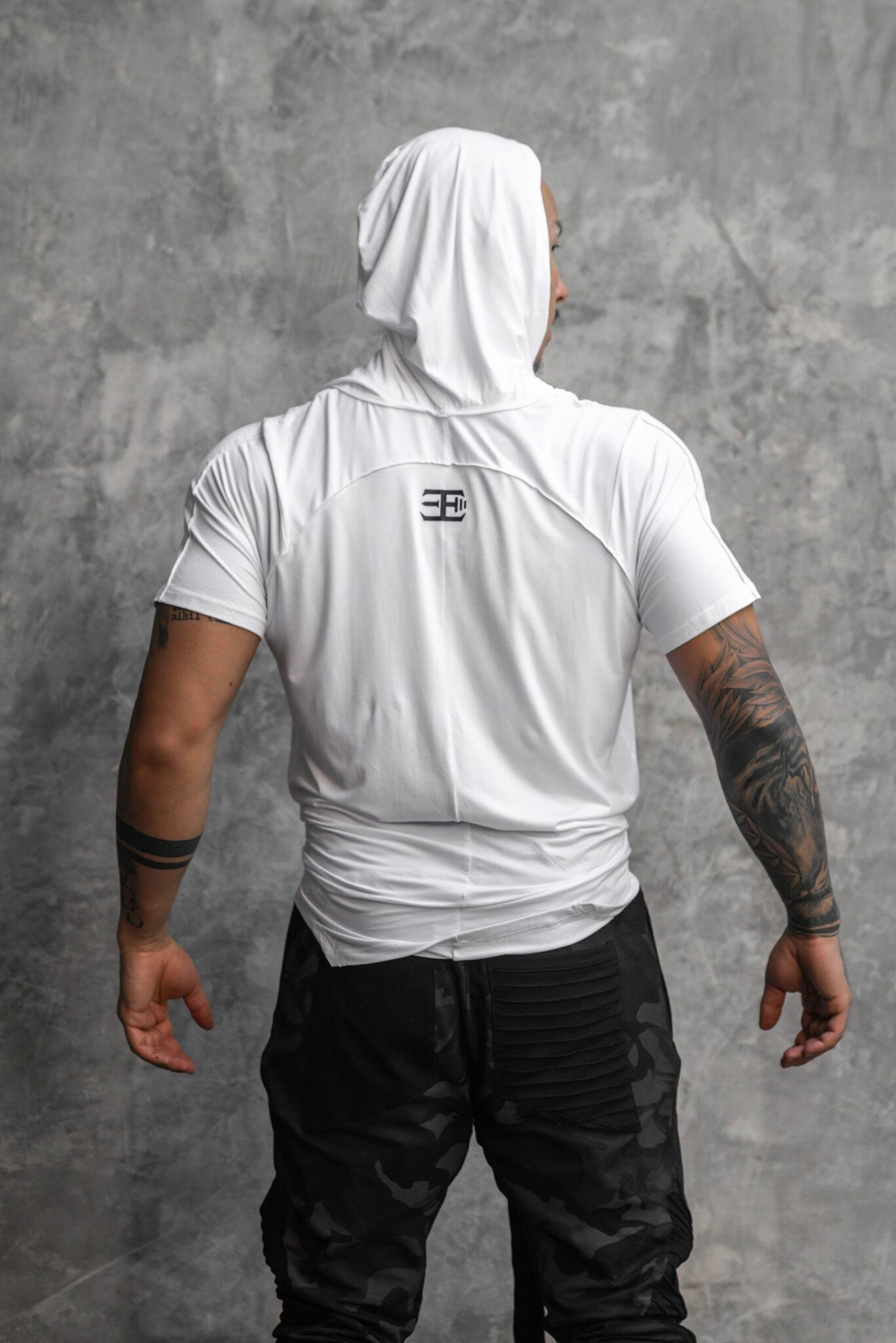 Футболка BODY ENGINEERS XA1 Atlantis Hooded Shirt White