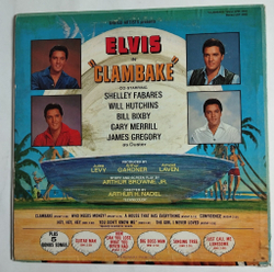 Винтажная виниловая пластинка LP Elvis Presley Clambake (USA 1967)