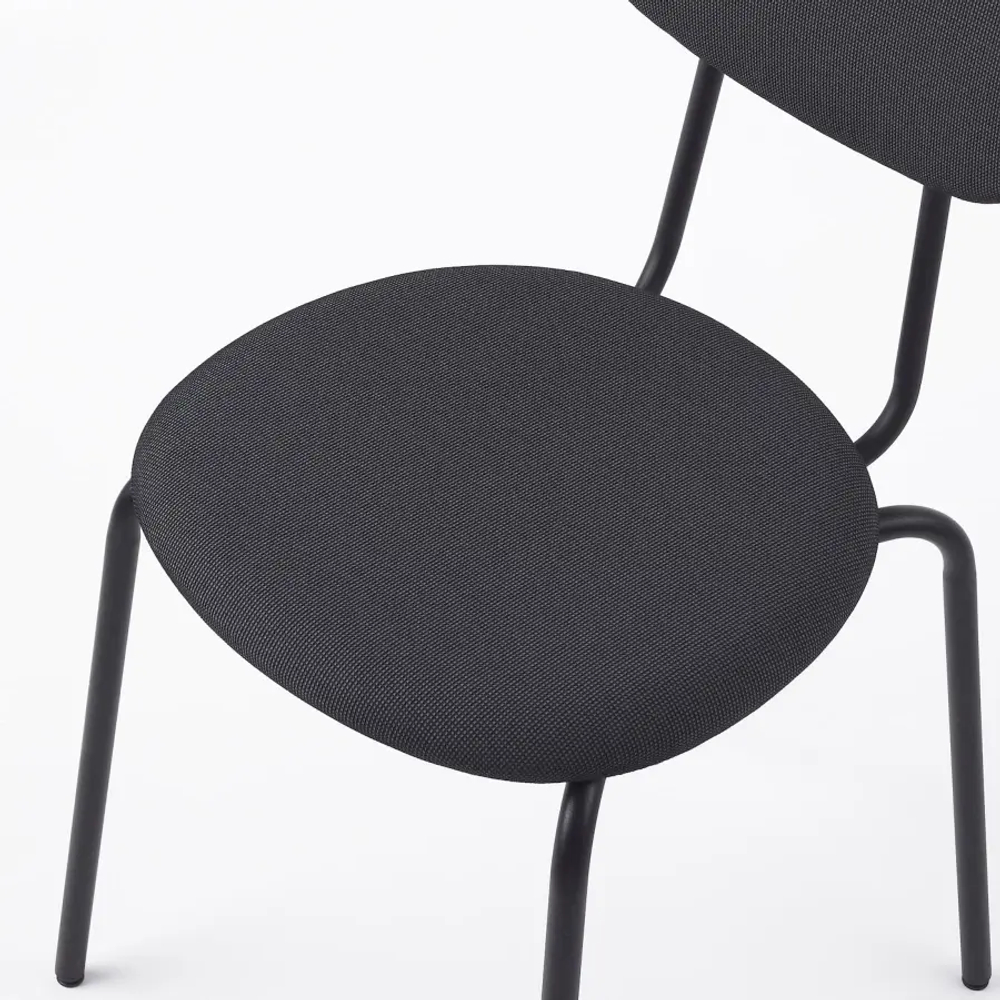 Стол и 2 стула  - IKEA STENSELE / ÖSTANÖ ИКЕА, 70х70х75 см, черный
