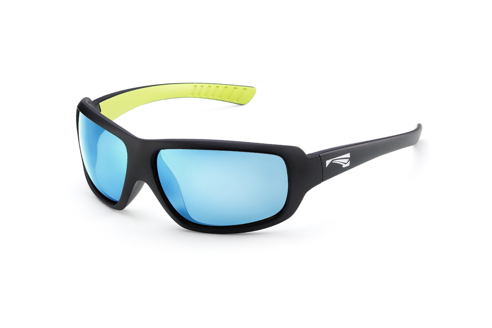 Спортивные очки LiP FLO / Matt Black Mustard / PC Polarized / VIVIDE Ice Blue Lens