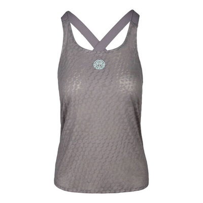 Женская теннисная майка BIDI BADU Afua Tech Burnout Tank Top Women - Grey