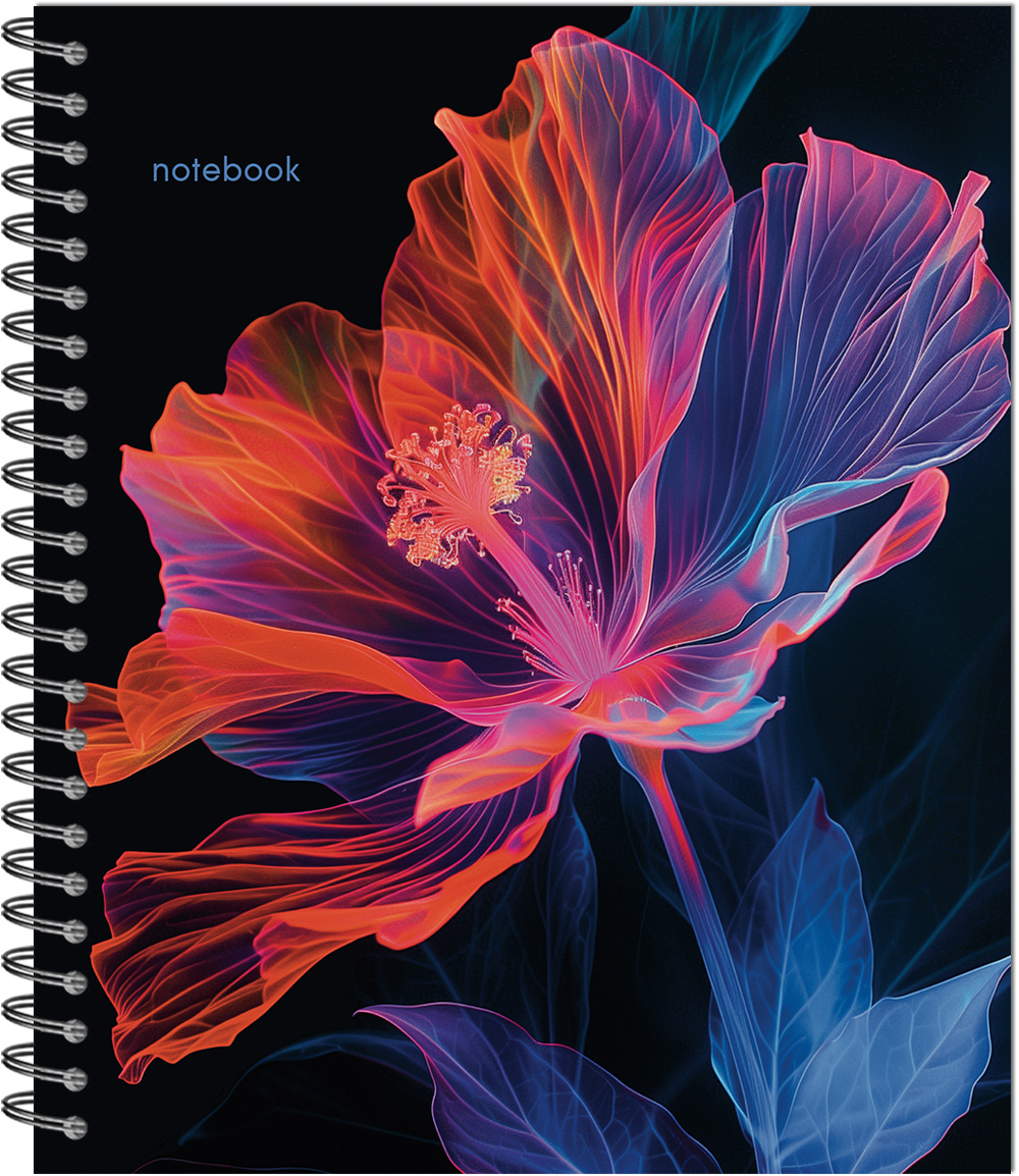 Тетрадь общая 48л.,  "Цветы"