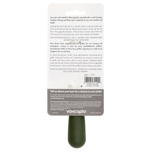 Safari, алмазная пилочка для ногтей, 1 шт.