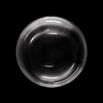 Сфера 30" Deco Bubble (черная упаковка), Прозрачный, Кристалл Fl