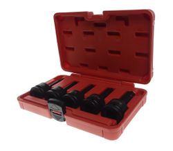 JTC (JTC-J605T) Набор головок торцевых 3/4" TORX (Т60-Т100) ударных L=100мм 5 предметов в кейсе