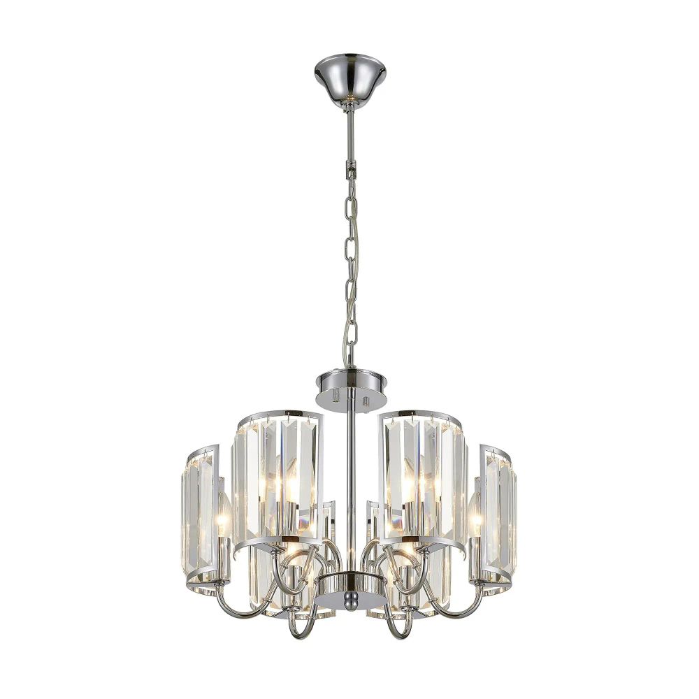 Citilux Грета CL333161 Люстра хрустальная подвесная Хром