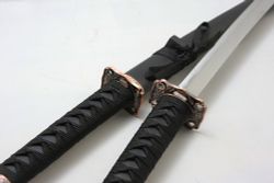 Armas Del Mundo Набор самурайских мечей, 2 шт. Ножны черные, цуба- медная