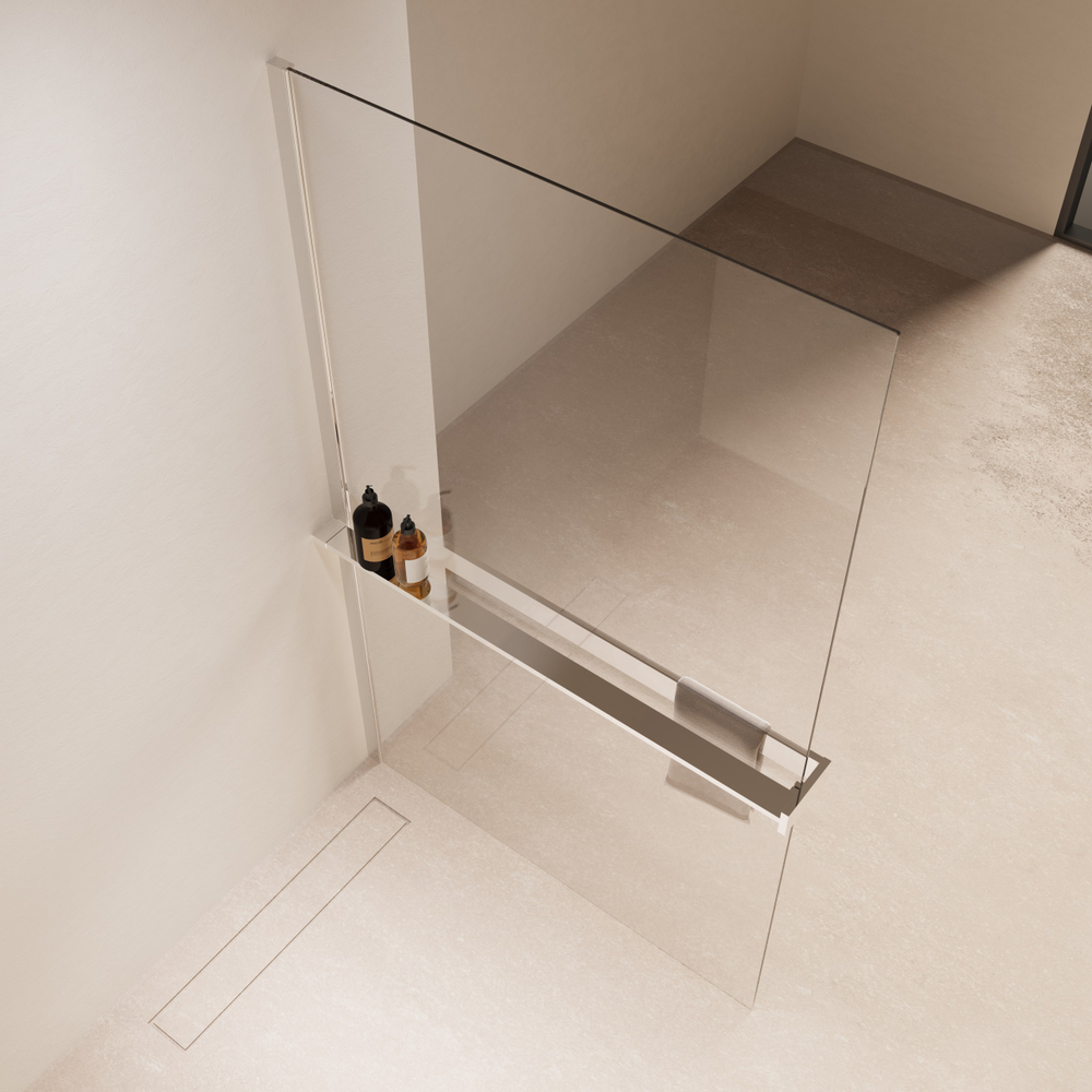 Душевая перегородка Walk-In VSW-1HR120CL, 1200*2000, хром, стекло прозрачное