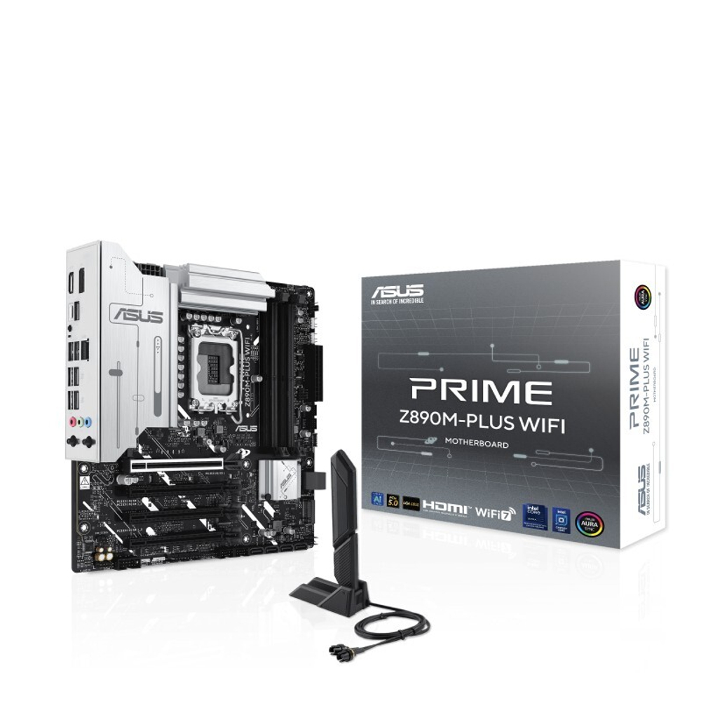 Материнская плата ASUS PRIME Z890M-PLUS WIFI, LGA1851, DDR5, mATX