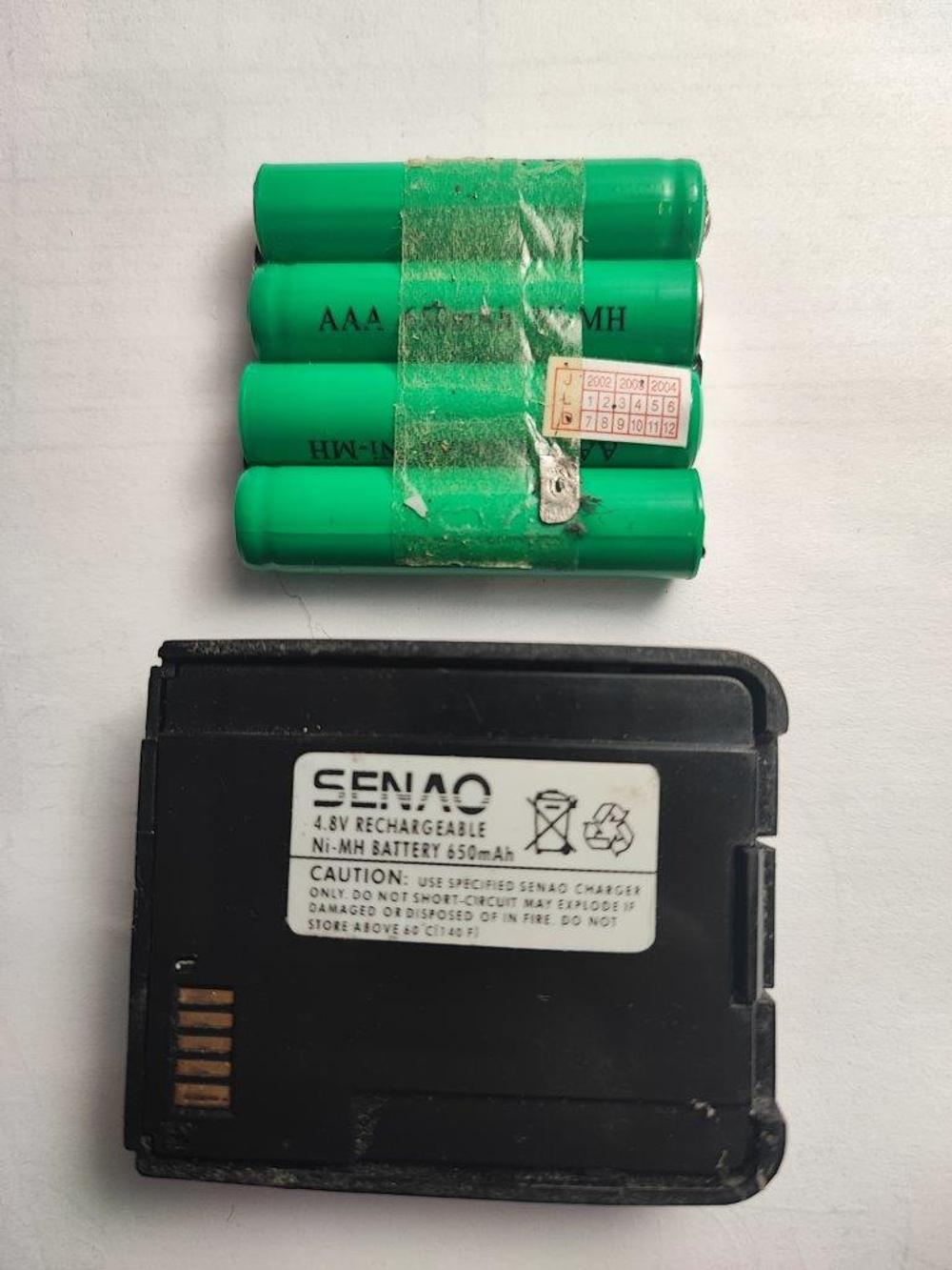 Ремонт аккумулятора SENAO 4.8V 650mAh