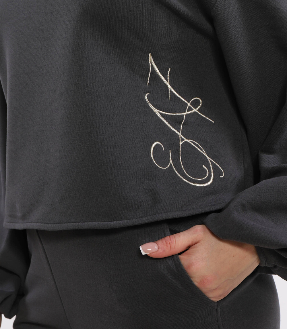 Худи EA7 - графитовый(3RTM13 TJLKZ)