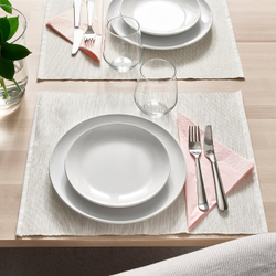 IKEA GODMIDDAG  (ИКЕА ГОДМИДДАГ)  -  Сервиз, 18 штук, белый