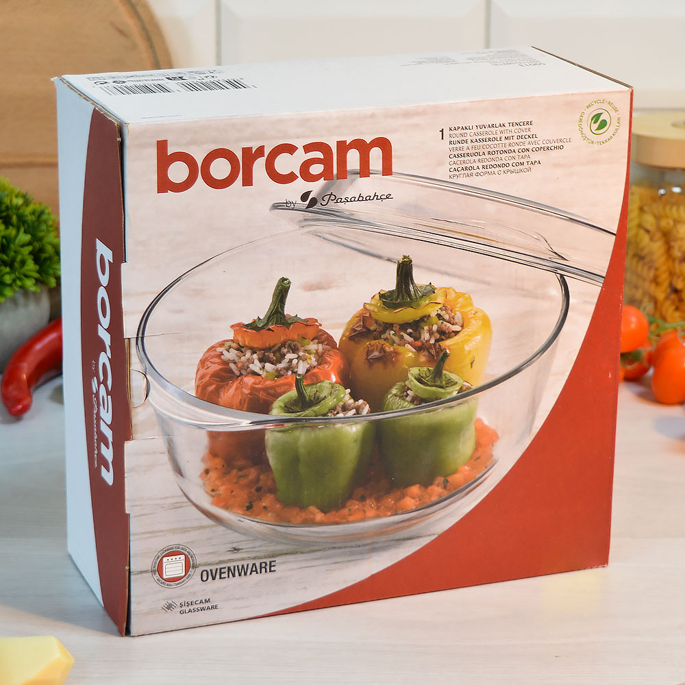 Форма жаропрочная круглая 3150мм с крышкой "Borcam"
