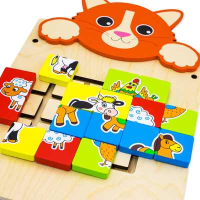 Настенный Бизиборд "Котик"