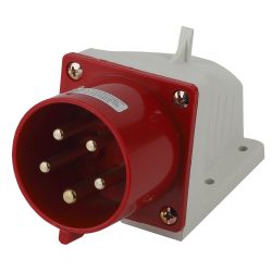 Вилка ЭРА VS-32-3P-PE-N-IP44 стационарная 525 3Р+РЕ+N 32А 380В IP44 | Силовые разъёмы