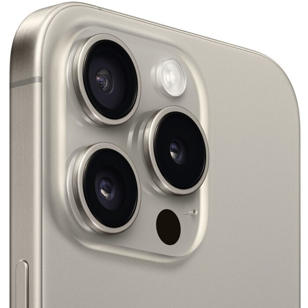 Смартфон Apple A3104 iPhone 15 Pro 128Gb титан моноблок 3G 4G 2Sim 6.1" 1179x2556 iOS 17 48Mpix 802.