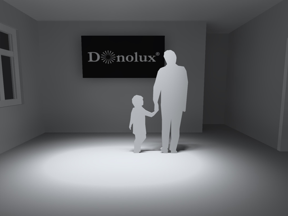 Накладной светодиодный светильник 2м 48Вт 34°