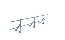 Кровельное ограждение Fachmann KO/ECO/600-2-3000 Фальцевый крепеж RAL
