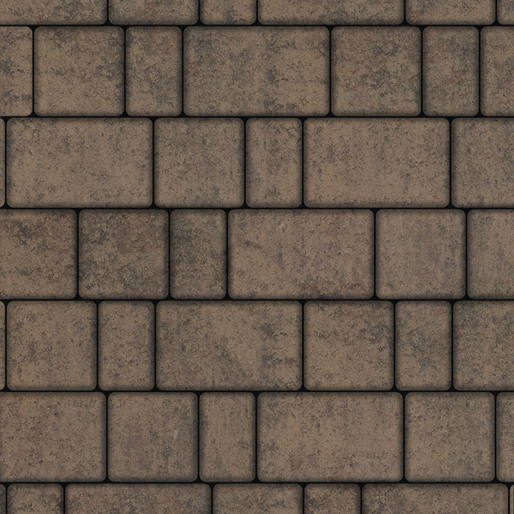 Тротуарная плитка СТАРЫЙ ГОРОД - Листопад гладкий Шелковица, комплект из 3 видов плит