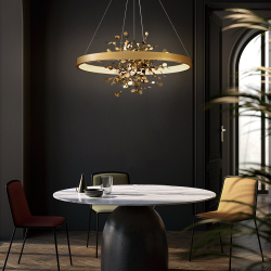 Люстра Cloyd TURBULENT C1 / Ø80 см - латунь (арт.10783)