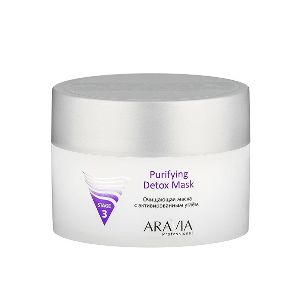Маска очищающая с активированным углем Aravia Professional Purifying Detox Mask 150мл