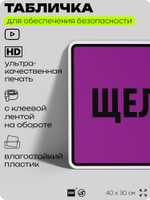 Табличка для обеспечения безопасности "Щелочь", для производства, предприятия, организаций, 40х30 см, Silver Plane x Айдентика Технолоджи