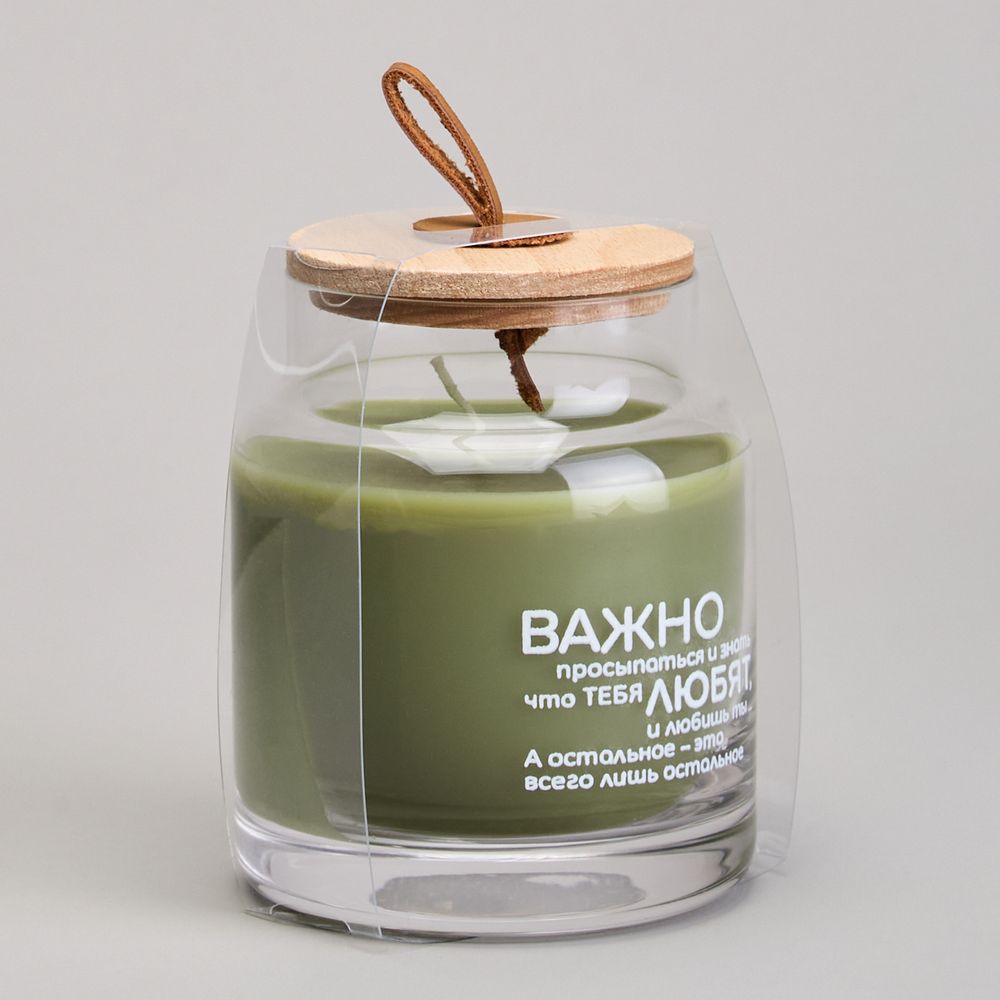 СВЕЧА В БАНОЧКЕ "NATURE" URBAN BAMBOO 8,5*10 СМ МАЛ.= 6ШТ.