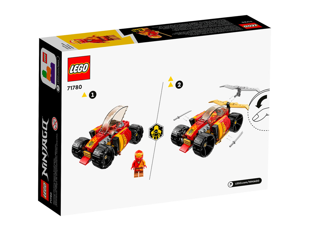 LEGO Ninjago 71780 «Гоночный автомобиль ниндзя Кая» — динамичная модель
