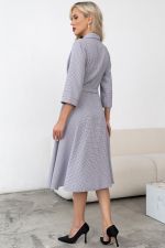 Платье в клетку (серый/клетка) Р11-1225/6 Nikol