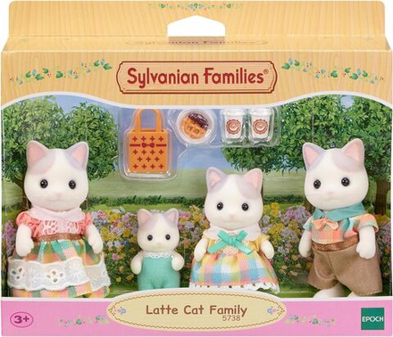 Игровой набор Sylvanian Families Latte Cat Families - Семья кошек латте - Сильвания Фэмили 5738