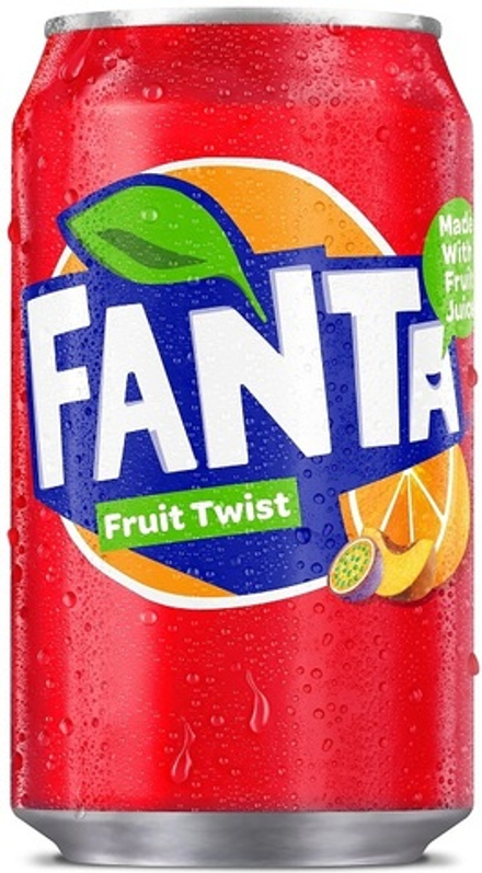 Газированный напиток Фанта Фрут Твист / Fanta Fruit Twist "Англия" 0.33 - банка
