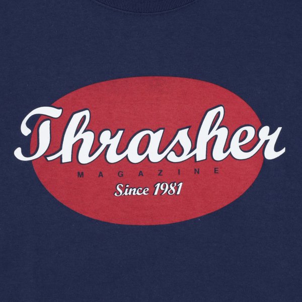 Футболка Thrasher Oval (navy) артикул: - купить в магазине Дайс