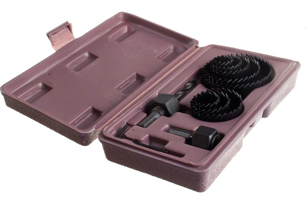 БИБЕР 71311 Набор кольцевых пил (коронок) 19-64мм в кейсе (набор 11шт) (30)