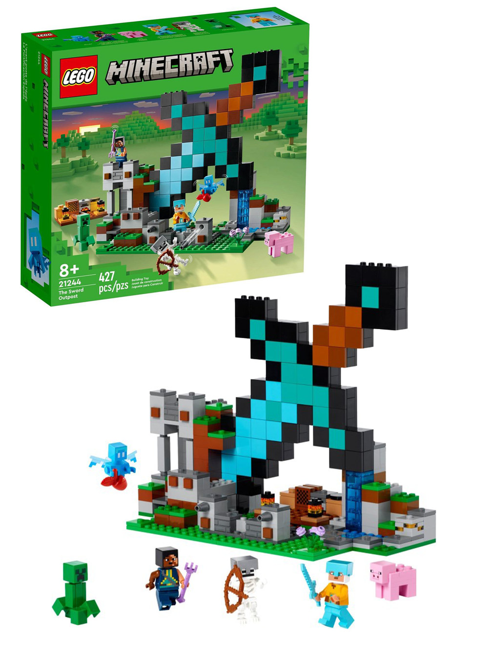 Конструктор LEGO Minecraft 21244 Застава меча