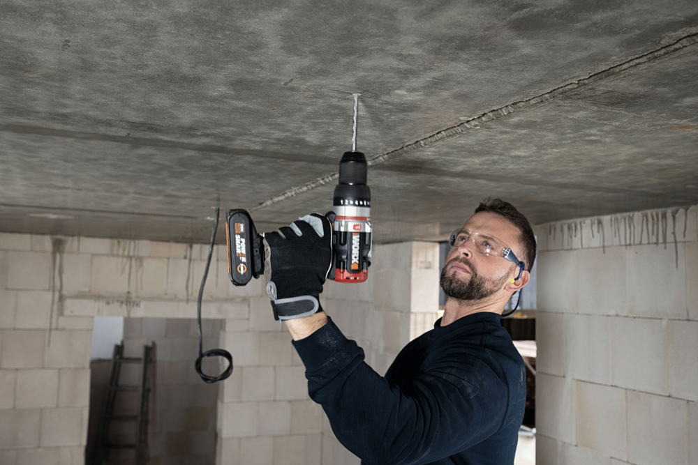 Дрель-шуруповерт ударная аккумуляторная WORX WX354