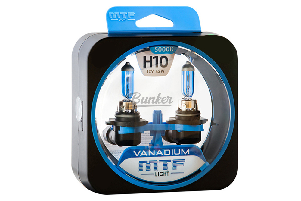 Галогенные автолампы MTF Vanadium H10 42W, (компл.)