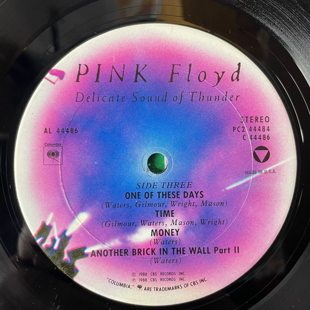 Винтажная виниловая пластинка LP Pink Floyd Delicate Sound Of Thunder (USA 1988)