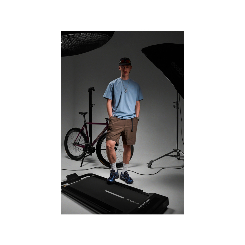 Шорты Nothomme Blue Water-Repellent Workwear Sports Casual Shorts "Brown"