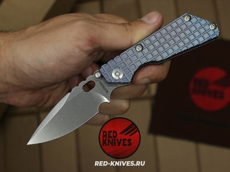 Нож Strider PT Titanium FRAG - рукоять титан, клинок стоунвош RK/Н124