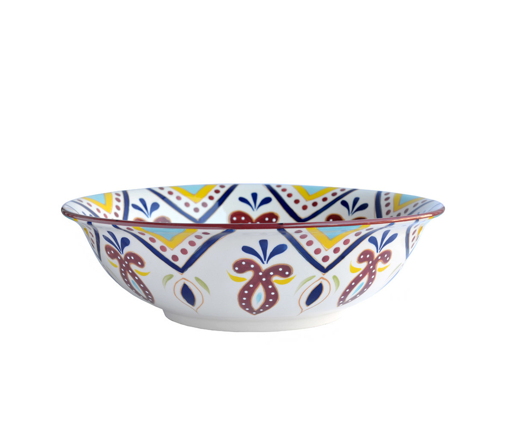 Раковина-чаша Bronze de Luxe Козетта в Зеленом на столешницу с декором, 420х420х130