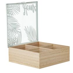 GAEM Шкатулка для чайных пакетиков, L20 W20 H7,5 см