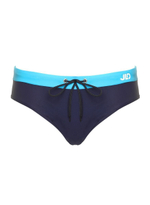 Классические мужские плавки с контрастным поясом (Размер: XXL) (Цвет: зеленый)