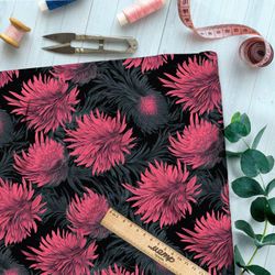 Ткань премиум Оксфорд 600D танцующие линии природы