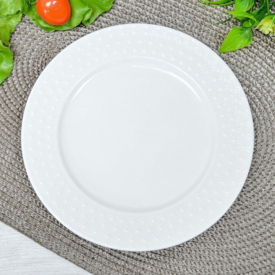 Тарелка десертная 20см без отводки "Снежная королева", форма круглая